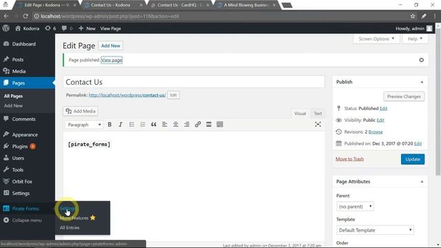 Quickly Create a Contact Us Page in WordPress смотреть онлайн