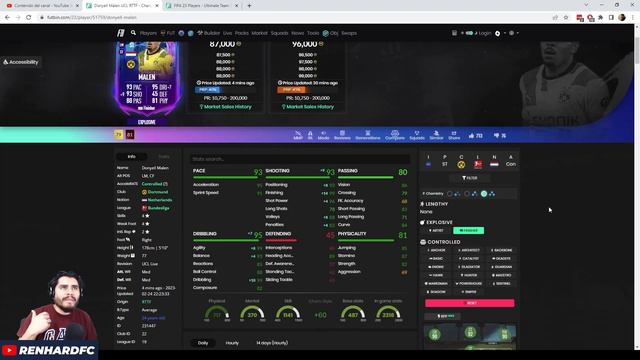 MALEN RUMBO A LA FINAL - VELOZ Y CON POTENCIAL - FIFA 23 ULTIMATE TEAM смотреть онлайн