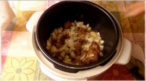 Тушеная картошка с мясом/телятиной/говядиной в мультиварке-скороварке редмонд.redmond rmc-m4506