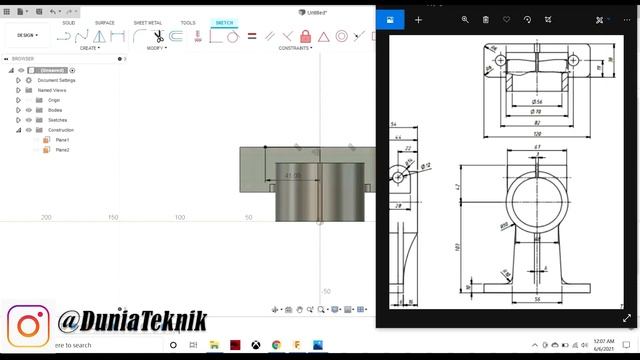 Fusion 360 Tutorial Indonesia Latihan 45 Beginners смотреть онлайн