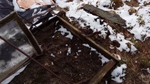 Последний снег ⛄ Удобряем грядки Гранулированным Куриным Пометом