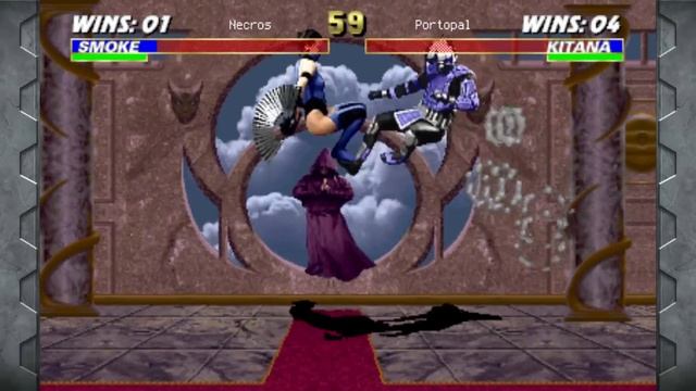 UMK3 - ОЧЕНЬ ЖЁСТКИЙ ИГРОК РЕПТИЛИЯ - Ultimate Mortal Kombat 3 Necros смотреть онлайн