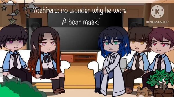 Demon slayer descendants react to their ancestors!! PART 3 (Inosuke and Aoi) || MANGA SPOILERS ||