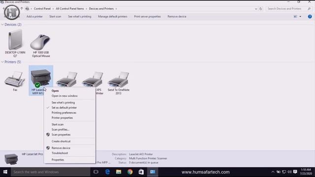 How to Connect Printer Wirelessly to Computer | Printer ko wireless kaise banaye | Humsafar Tech смотреть онлайн