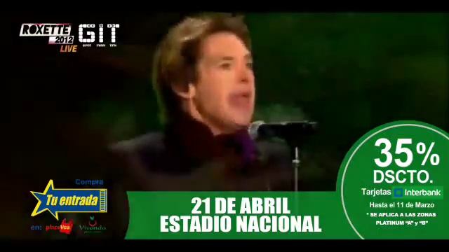 Roxette y GIT juntos en Lima Peru - Abril 21 de 2012 смотреть онлайн