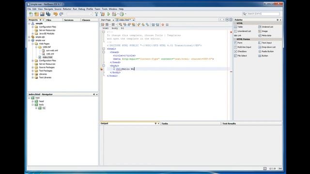 simple_html_NetBeans смотреть онлайн
