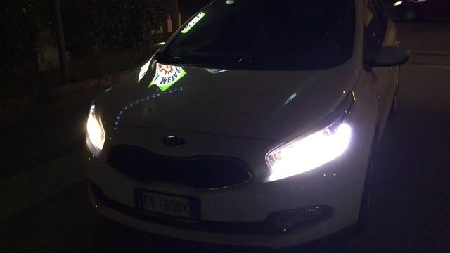 Faro guasto Kia Ceed 2014 смотреть онлайн
