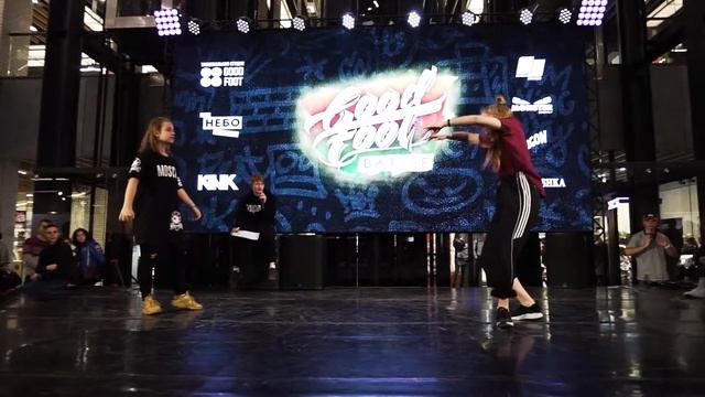 Сердитова Саша vs Малахова Полина | 1/8 Hip Hop Juniors | GOOD FOOT BATLE 2019 смотреть онлайн