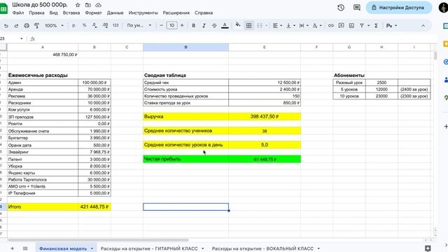Как открыть музыкальную студию за 500 000 рублей? смотреть онлайн