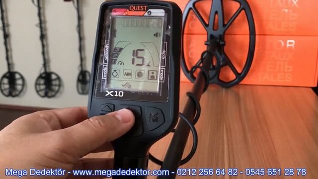Quest X10 Dedektör Detector Türkçe Kullanımı - Mega Dedektör смотреть онлайн
