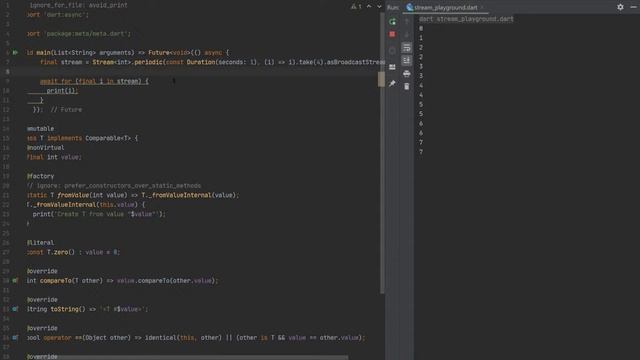 Iterable , Stream и sync*/async* генераторы смотреть онлайн