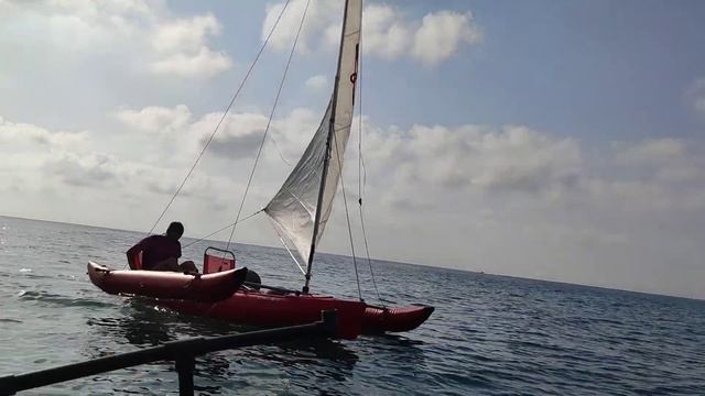 KAYAK SAILING HOBIE OASIS. PESCAATOT. смотреть онлайн