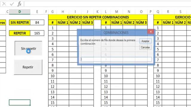 ??Como GENERAR todas las COMBINACIONES posibles con NÚMEROS DETERMINADOS en excel?? смотреть онлайн