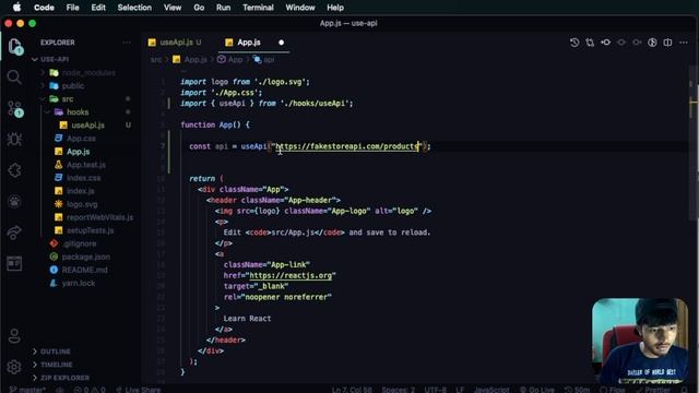 REPLACING fetch WITH CUSTOM HOOK || REACT JS смотреть онлайн