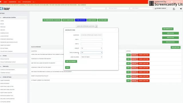 Add Lead/ Underwriter checklist question смотреть онлайн