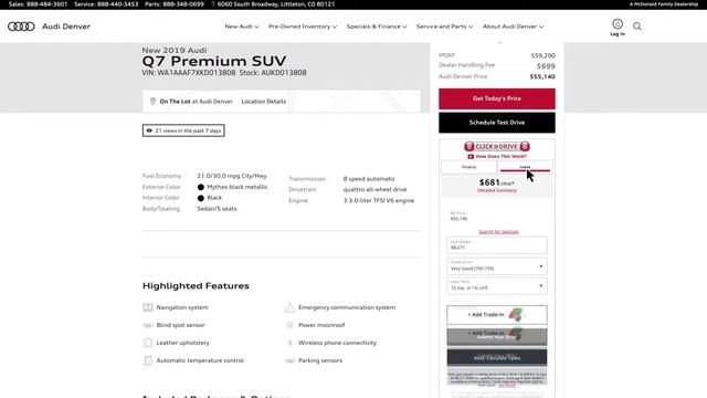 Shop for a New Audi Online at Audi Denver смотреть онлайн