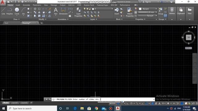 AutoCAD 8 rectangle and polygon смотреть онлайн