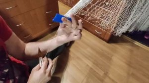 Быстрый способ плетение сети, прочный узел для плетения сети, кастинговой сети