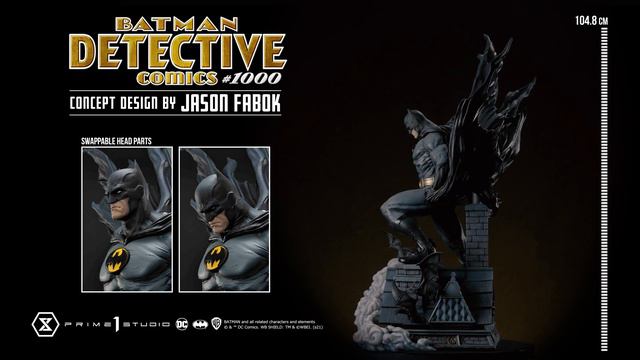 BATMAN CONCEPT DESIGN BY JASON FABOK (DC COMICS) 360°View - Prime1Studio смотреть онлайн