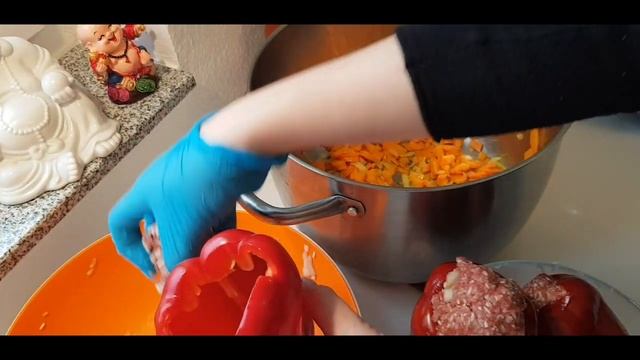 Gefüllte Paprika, Golubzi, Mit Hackfleisch Und Reis Megalecker!! Russische GOLUBTZI