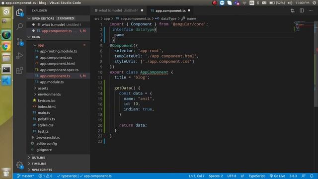 Angular tutorial # Model and Interface смотреть онлайн