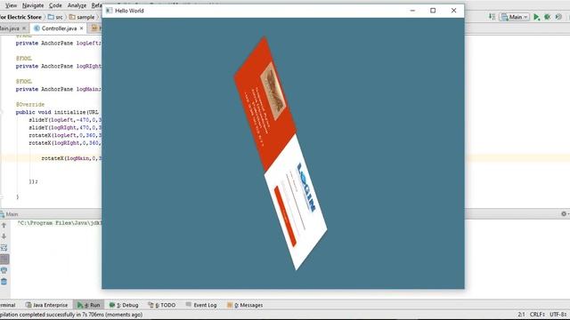 Animated Login Form | Javafx (source code) смотреть онлайн