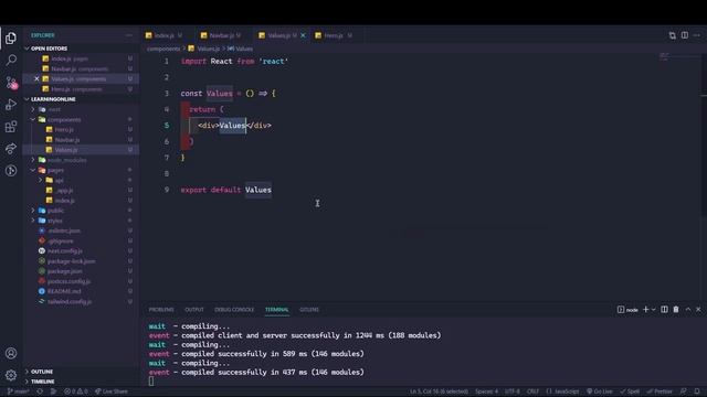 Build and Deploy Next JS Tailwindcss React Website | Landing Page, Learning Online Website смотреть онлайн