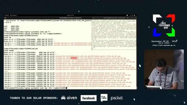 Using RPMs for systemd development смотреть онлайн