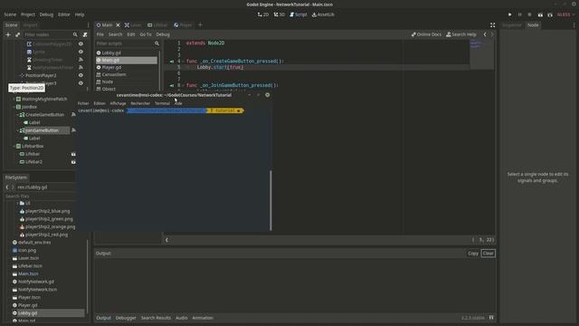 Godot Engine et le jeu en réseau : Lobby et joueur (Partie II) смотреть онлайн