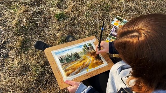 Пленер. Рисуем русскую глубинку смотреть онлайн