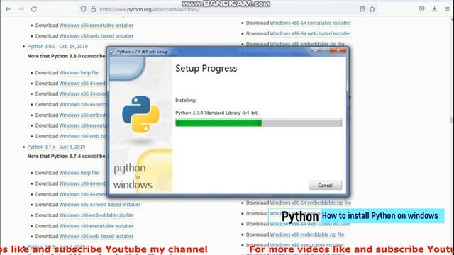 How to install Python in Windows 7,8,10,11|Step by step |Session 2023| Video 1. смотреть онлайн