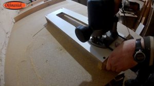 Фрезер вместо рейсмуса.Простой кондуктор для выравнивания слэбов , торцевых досок , торцевых спилов