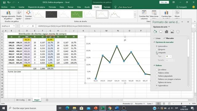 Como hacer un gráfico de polígono en excel смотреть онлайн