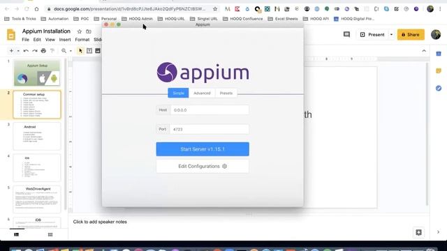 Part 3 - Appium android installation - For mac смотреть онлайн