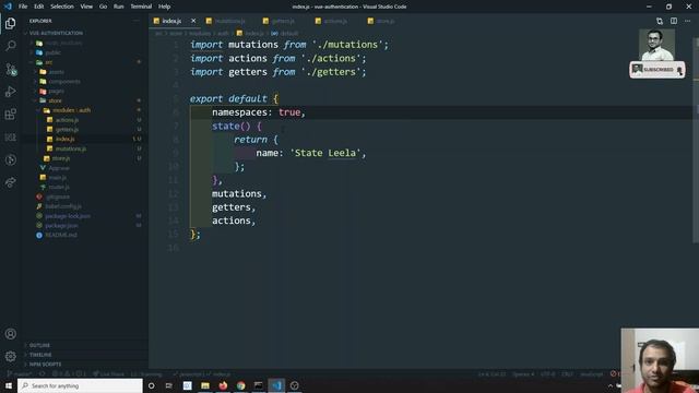 85. Setup the Vuex state management in the authentication project in Vue js | Vue 3. смотреть онлайн