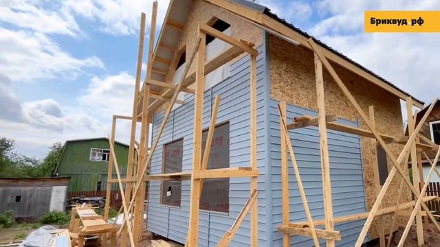 Каркасный дом БВ-177 - идеальное решение для вашей летней дачи. смотреть онлайн