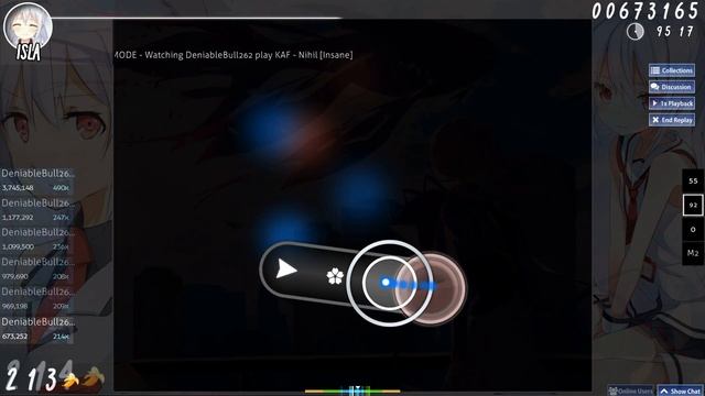 Nihil (Game Ver.) 4.87 ⭐ 95.63%fc | osu смотреть онлайн