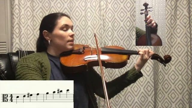 Viola  D Major  1 Octave