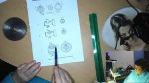 Чертежи зубчатого колеса и зубчатой пары