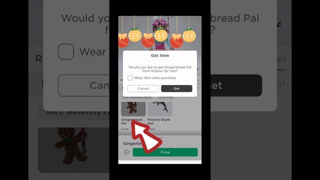 FREE Christmas Roblox Accessory with Effects ? #freerobloxitems #robloxoutfits #roblox смотреть онлайн