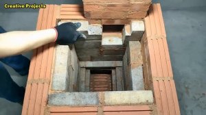 Как построить зимнюю печь-отопление — Варочная печь из супер красивого красного кирпича.