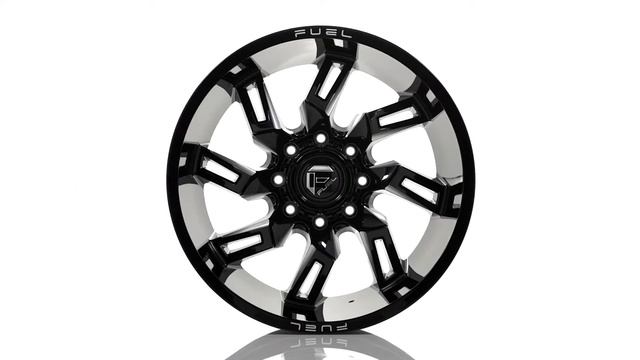 D747 Lockdown Wheel by Fuel Off-Road Wheels - Gloss Black Milled - 20x10 смотреть онлайн