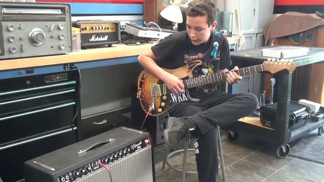 Custom build Fender VibroVerb AB763 6L6 tube guitar amp Vintage Final Chapter Wyatt Picks up! смотреть онлайн