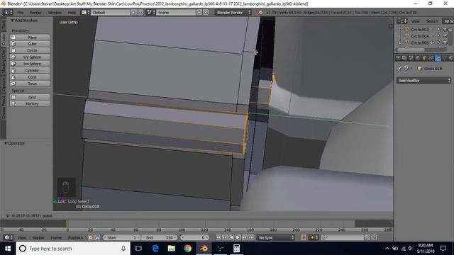 Model A Lamborghini Gallardo LP560-4 in Blender - Tutorial Part 48 - Engine Part 3 - Throttle Body смотреть онлайн