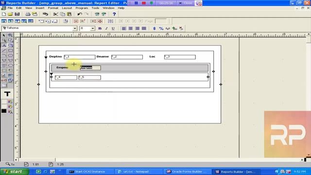 Oracle Reports Builder Tutorials lecture 33 смотреть онлайн