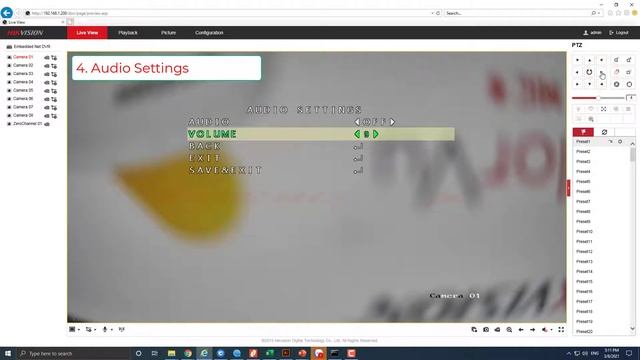 Hikvision ColorVu TVI Set up - OSD Settings смотреть онлайн