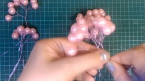 Дерево СЧАСТЬЯ.  Как сделать дерево счастья из бисера очень быстро.