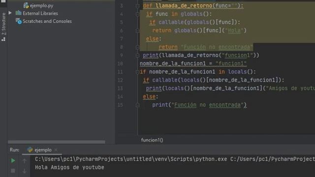 Saber si una función existe y puede invocarse en python смотреть онлайн