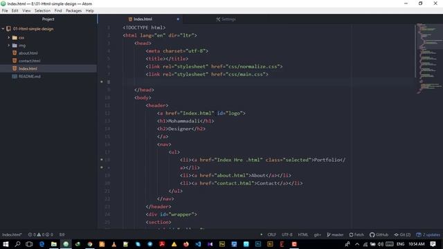 #17 (git diff) Atom آموزش نرم افزار смотреть онлайн
