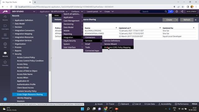 How To Map CORS Policy To Service Endpoint In Pega смотреть онлайн